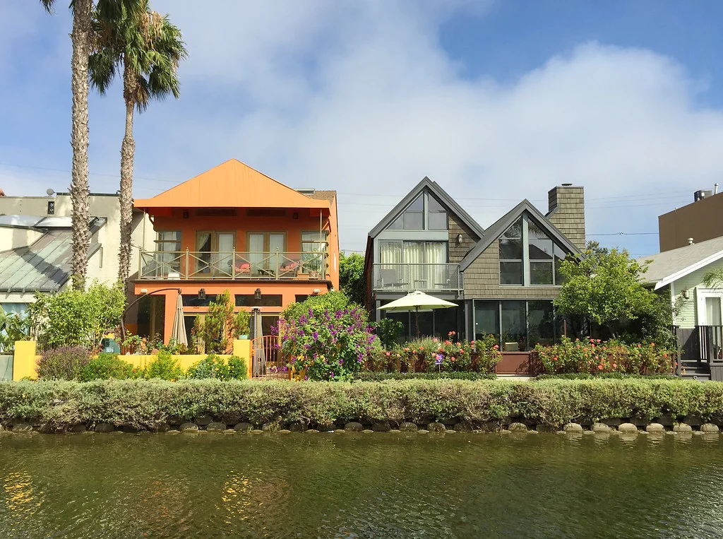 Venice canal houses