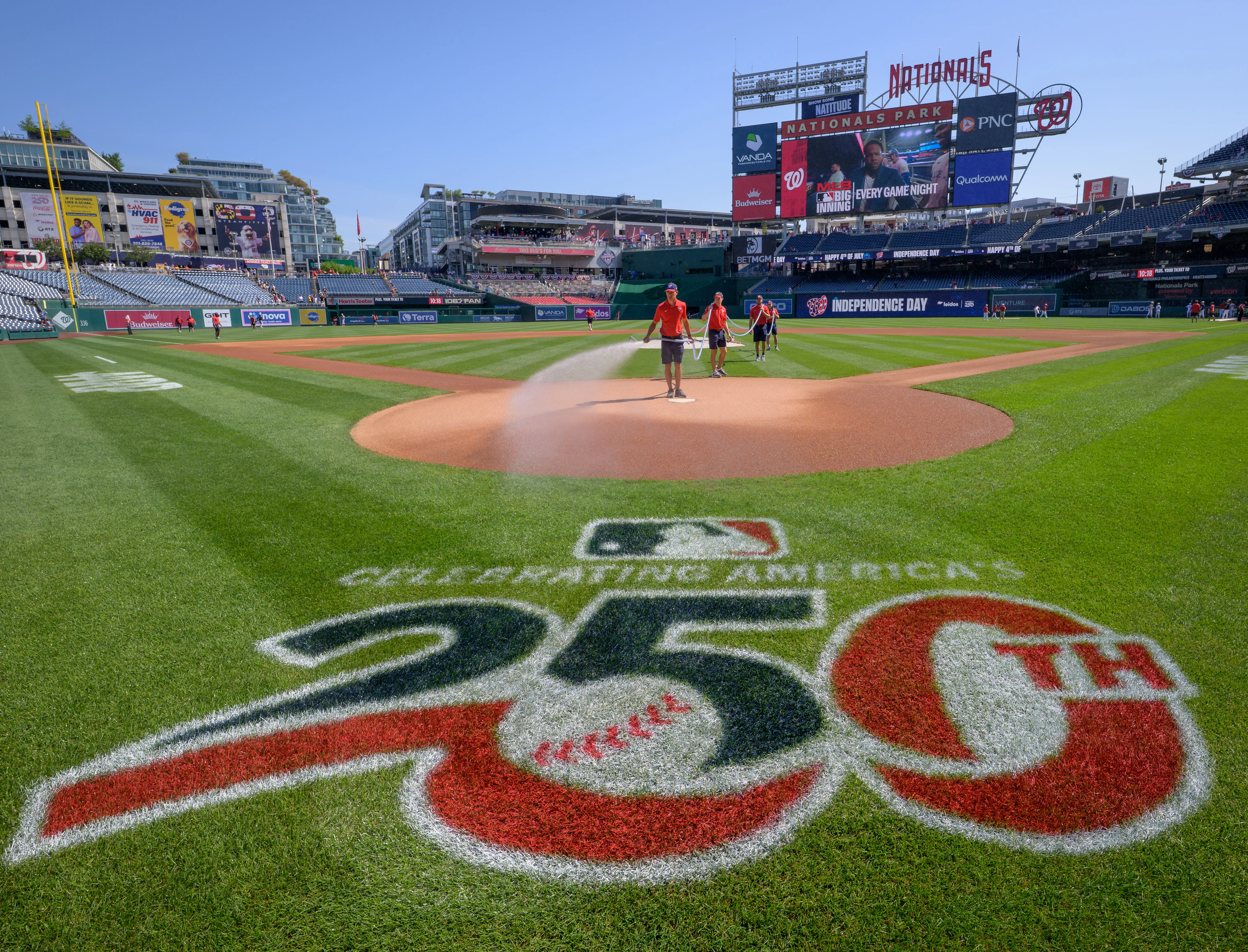 Artemis II Crew at Nationals Park