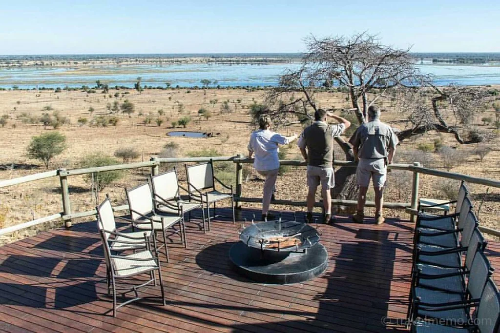 Ngoma Safari Lodge management on the outlook #Chobe #lodge #Botswana #travelmemo #safari #Africa #africatravel #latergram