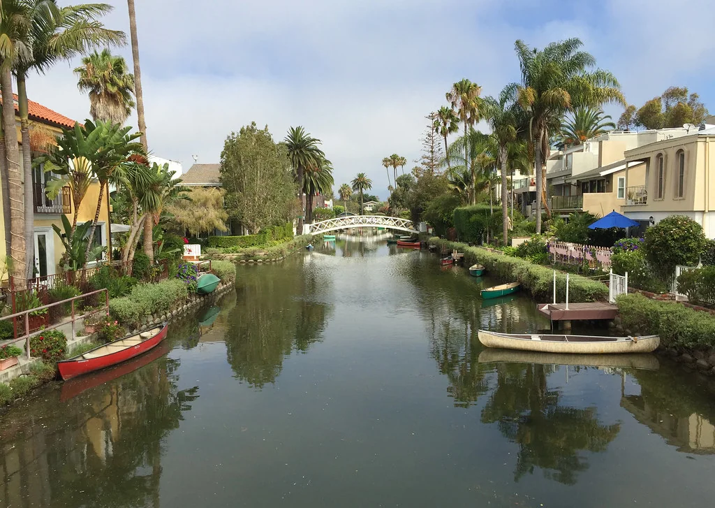 Venice canal bridge