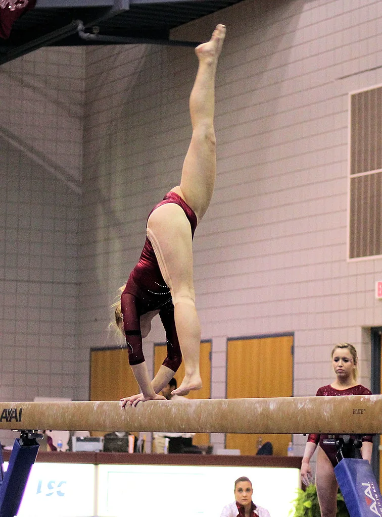 OU Gymnastics at TWU - Beam