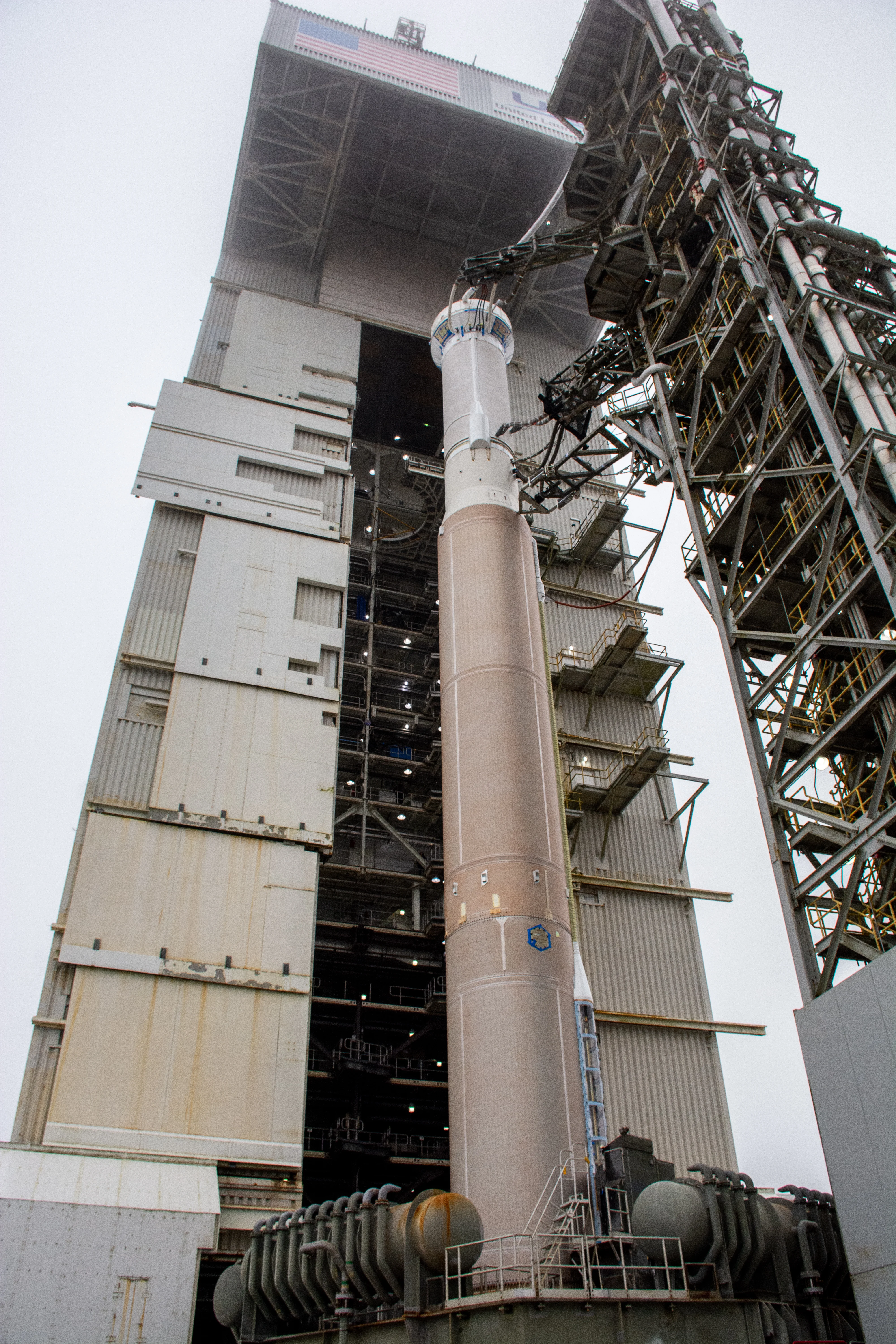 Landsat 9 Tower Rollback, Dress Rehearsal