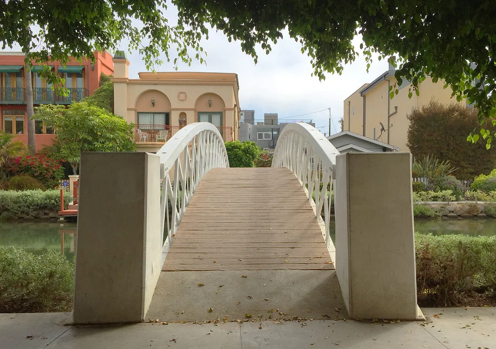 Venice canal bridge
