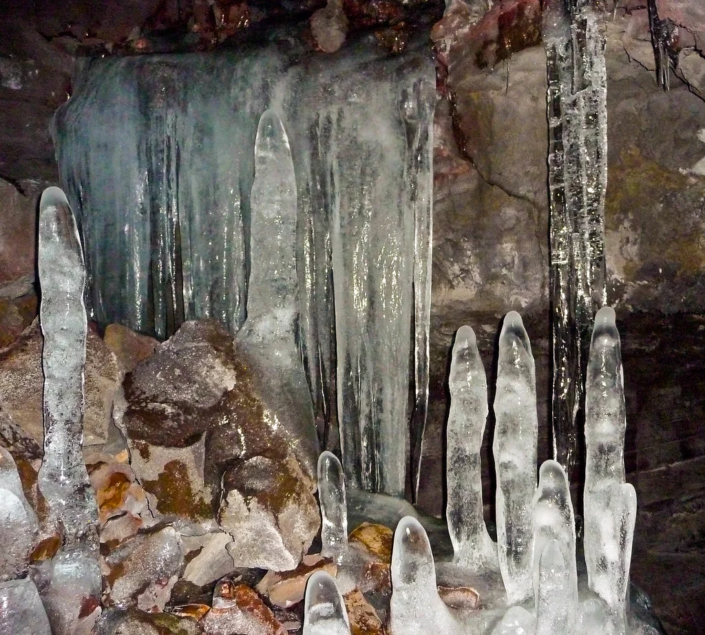 Forms - Crystal Ice Cave, Lava Beds National Monument