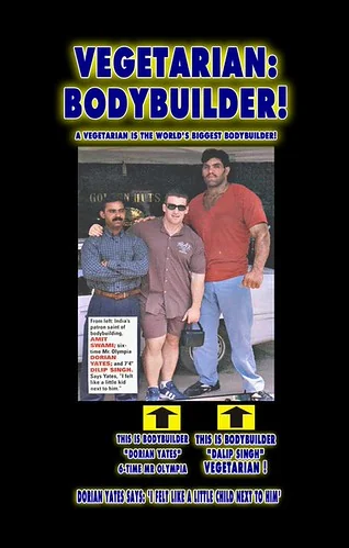 The Great Khali Dalip Singh Rana Vegetarian Body Builder wins over Mr Olympia - 500