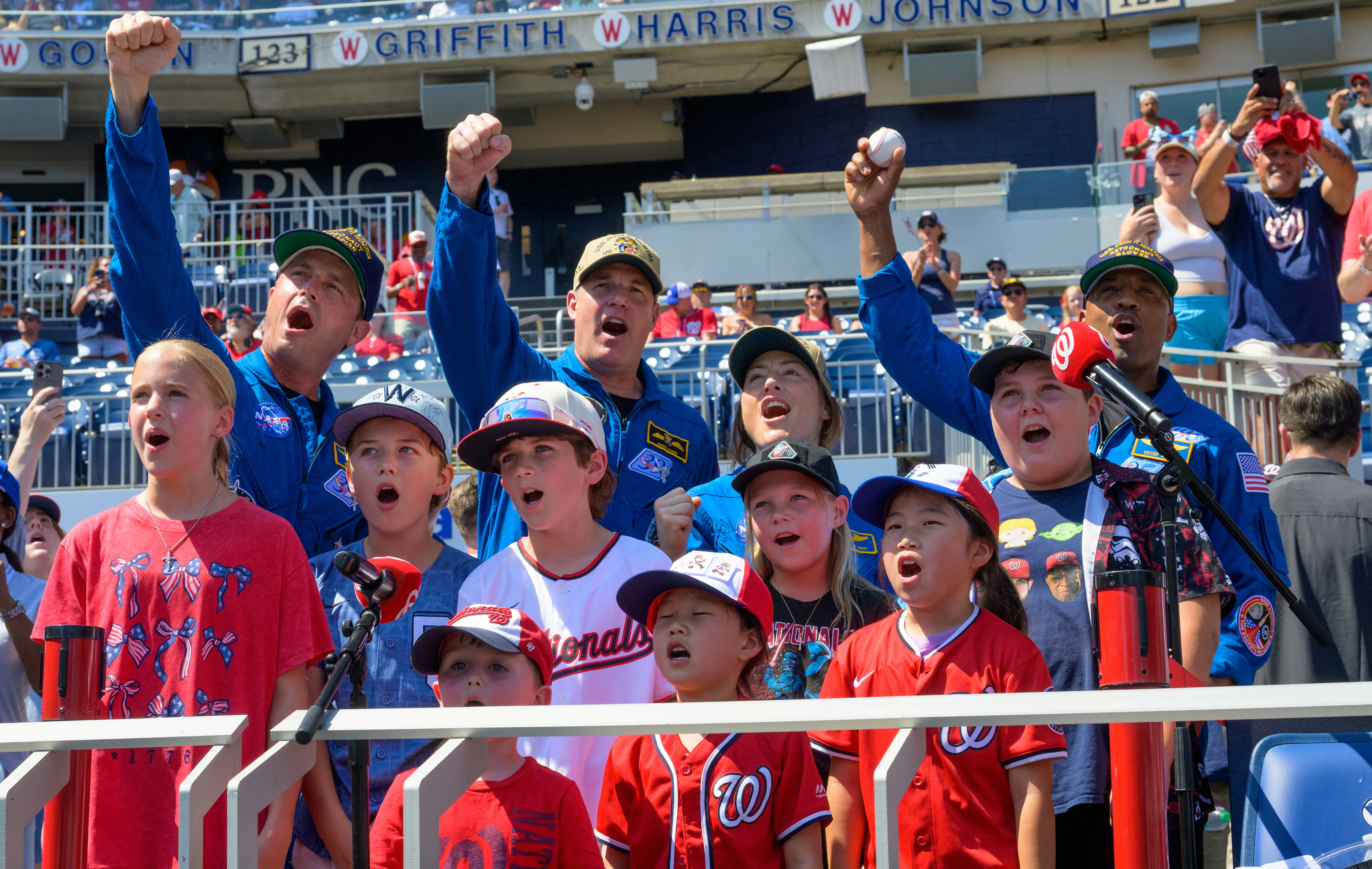 Artemis II Crew at Nationals Park