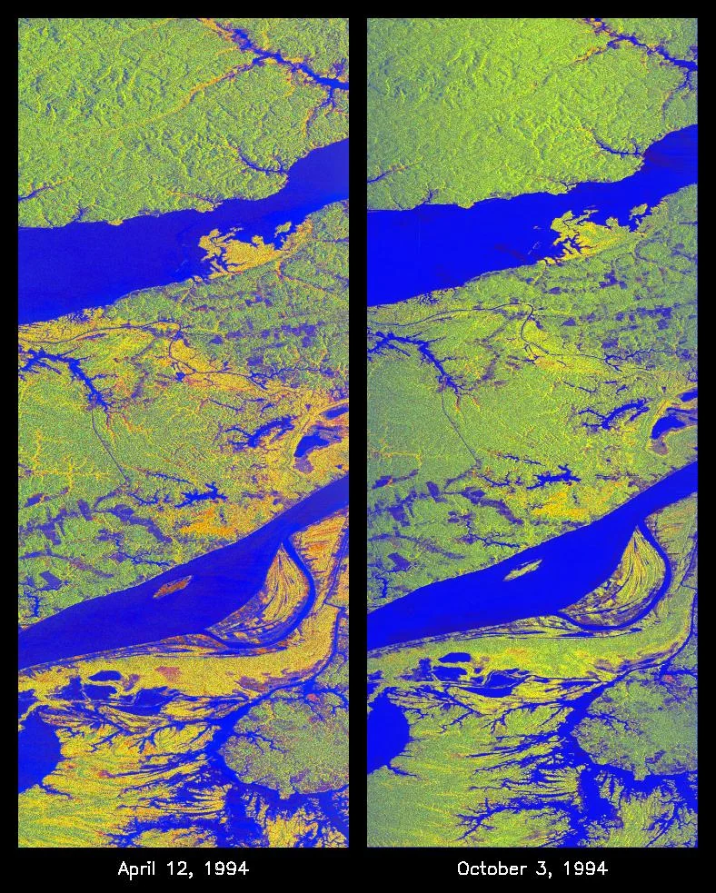 Space Radar Image of Manaus, Brazil