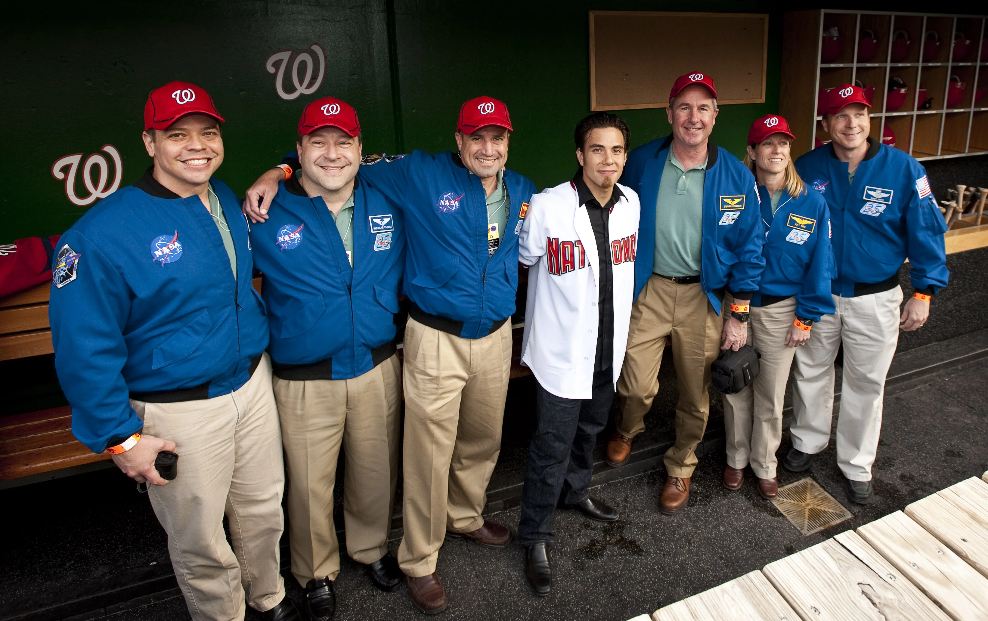STS-130 Nationals Park Visit