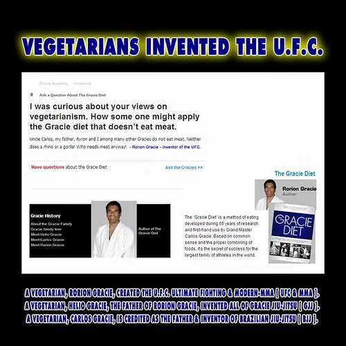 The UFC was Invented by a Vegetarian - Rorion Gracie - Fighters Diet Best for MMA, Muay Thai, Judo, Boxing, Watch Live Stream Cage Fighting - 7