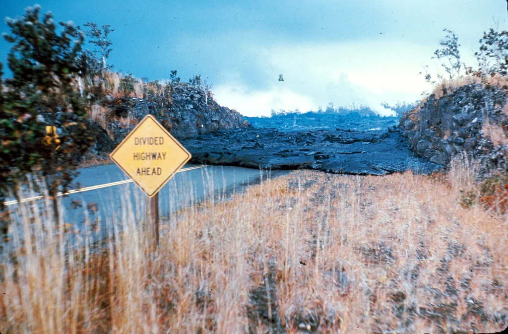 #TBT : Volcanic Roadblock