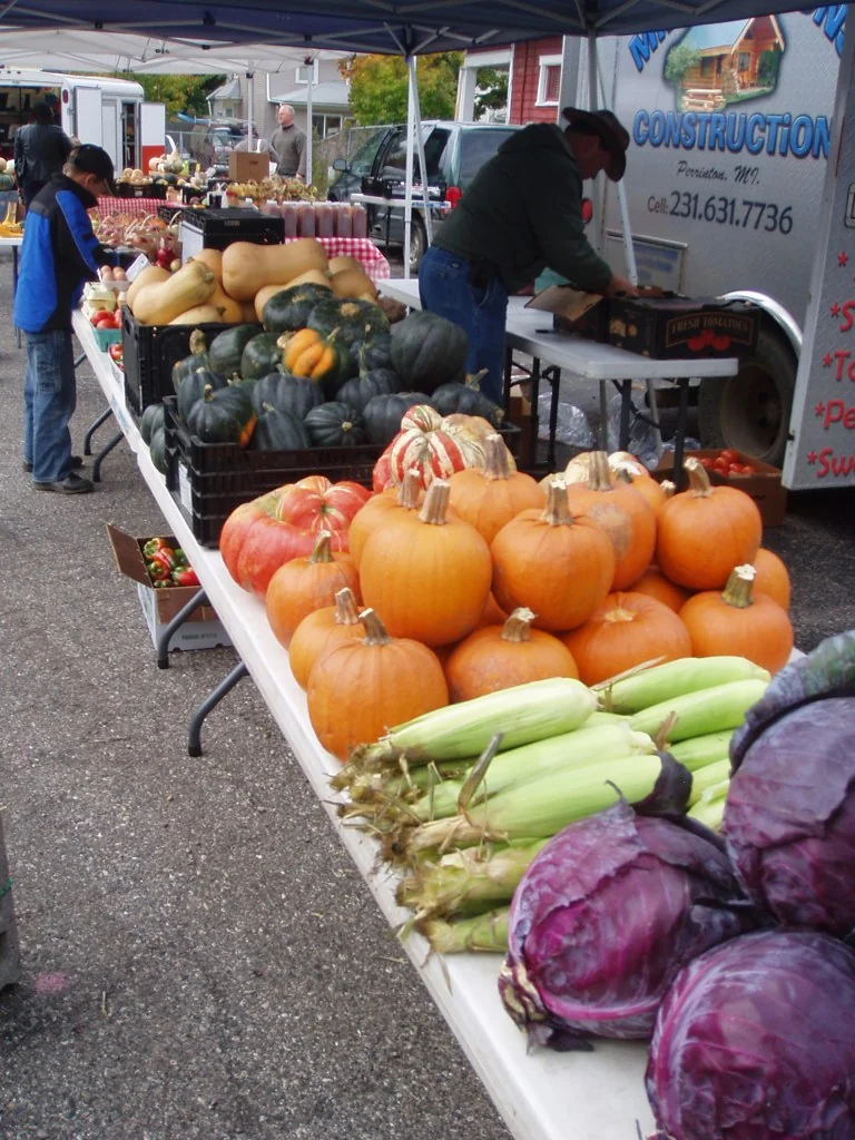 View of Farmers market produce 2