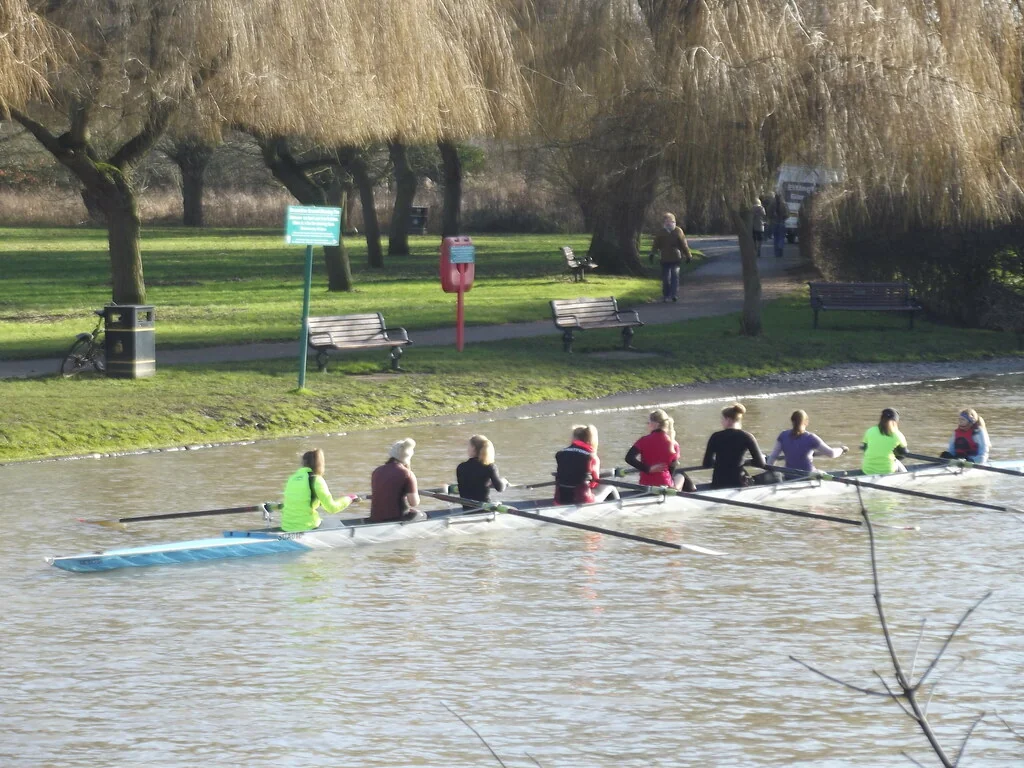 Stratford-upon-Avon Boat Club - rowing boats on the Avon